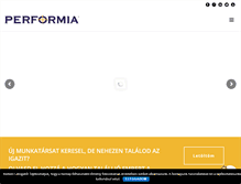 Tablet Screenshot of performia.hu